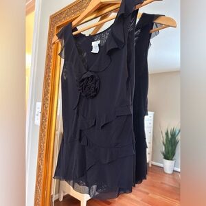 Little black sleeveless top by Odille